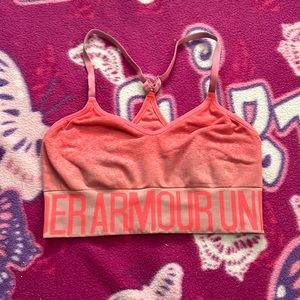 under armour compression sports bra